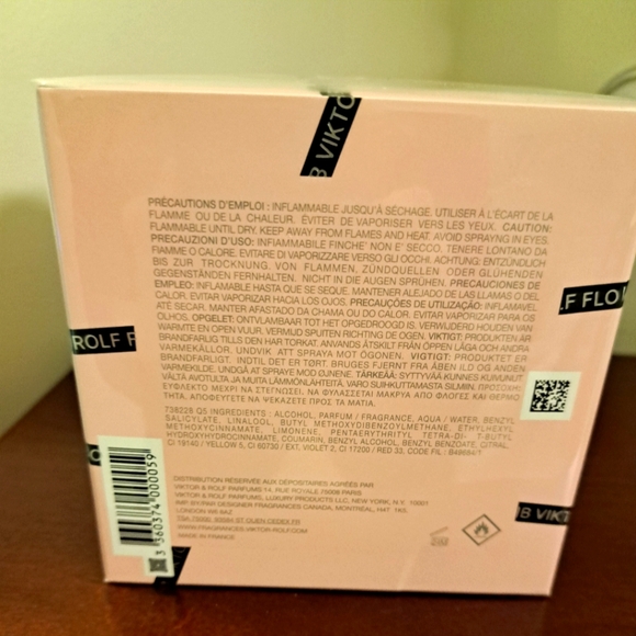 Large 3.4 oz🩷 FLOWERBAUM PERFUME new VICTOR & ROLF nectar NEVER OPENED - Picture 5 of 5